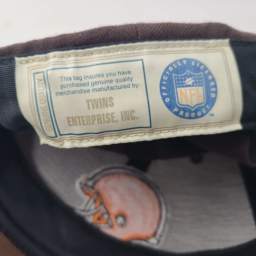 Vintage Cleveland Browns Hat Snapback Twins Enterprise Brown‎ NFL Wool Blend Men